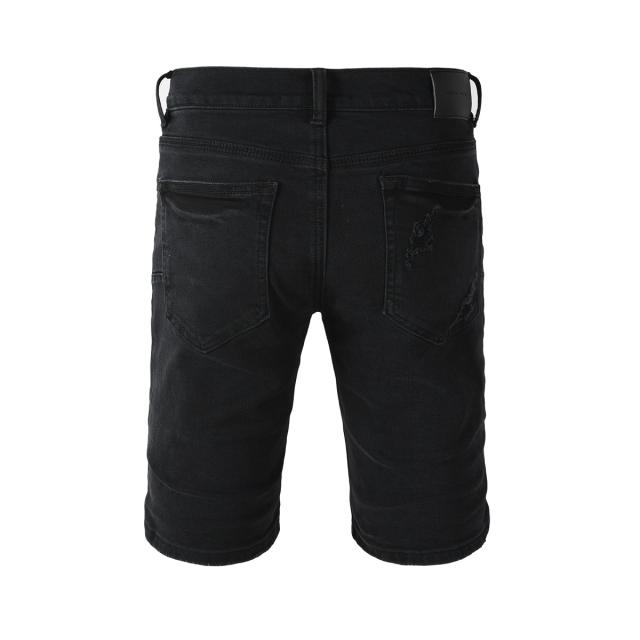 1:1 Quality PURPLE BRΑND Fringe Black Shorts