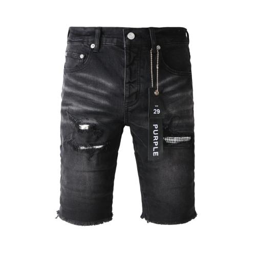 1:1 Quality PURPLE BRΑND Splatter Wash Shorts