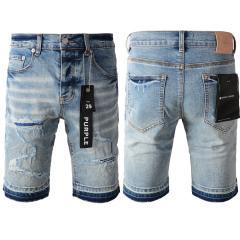 1:1 Quality PURPLE BRΑND Ripped Shorts