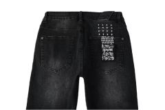 1:1 quality version Red Letter Embroidery Hole Jeans 28700618