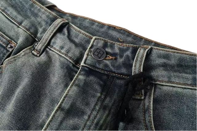 1:1 quality version Knee Zipper Hole Ripped Jeans 28700616
