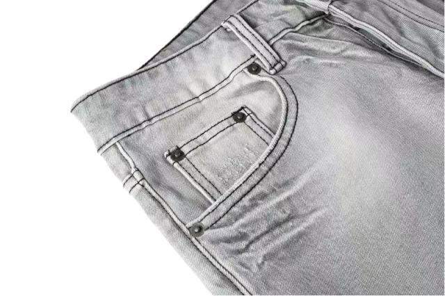 1:1 quality version Worn Hole Slim-fit Jeans 28700614