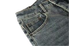 1:1 quality version Knee Zipper Hole Ripped Jeans 28700616