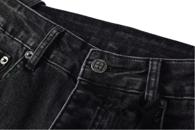 1:1 quality version Knee-hole White Dot Jeans 28700617