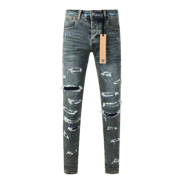 1:1 quality Ksubi Ripped Patch Jeans