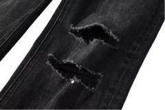 1:1 quality version Knee-hole White Dot Jeans 28700617