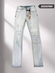 1:1 quality version 28339567 Logo Print Distressed Denim Jeans