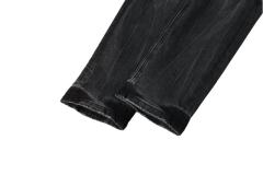 1:1 quality version Knee Logo Print Ripped Jeans 28700620