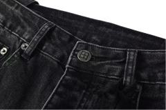 1:1 quality version Knee-hole White Dot Jeans 28700617