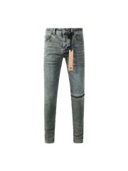 1:1 quality version Knee Zipper Hole Ripped Jeans 28700616