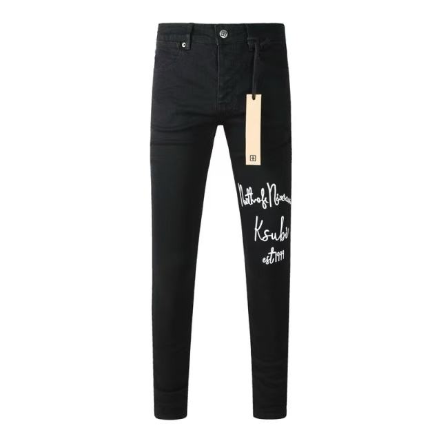 1:1 quality version Handwritten Slogan 1999 Jeans 28920254