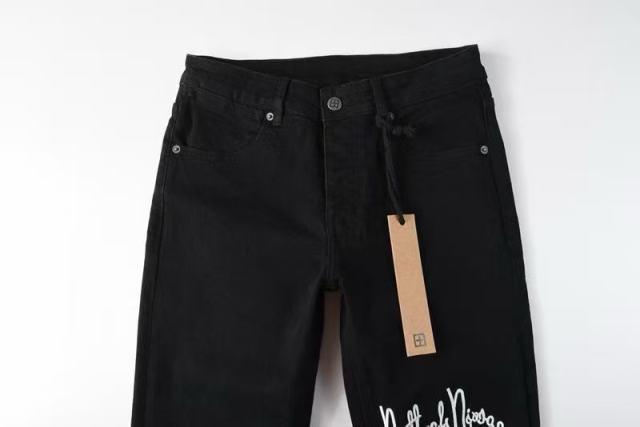 1:1 quality version Handwritten Slogan 1999 Jeans 28920254