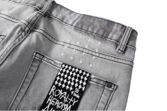 1:1 quality version Worn Hole Slim-fit Jeans 28700614
