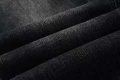 1:1 quality version Hollowed-out embroidered logo ripped jeans 28694083
