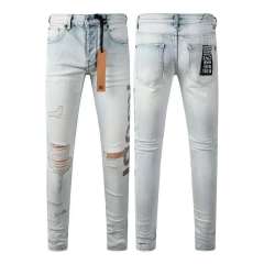 1:1 quality version Worn Hole Logo Printed Jeans 28700619