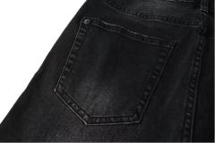 1:1 quality version Red Letter Embroidery Hole Jeans 28700618