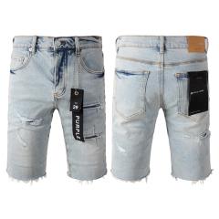 1:1 Quality PURPLE BRΑND Ripped Shorts