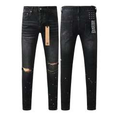 1:1 quality version Knee-hole White Dot Jeans 28700617