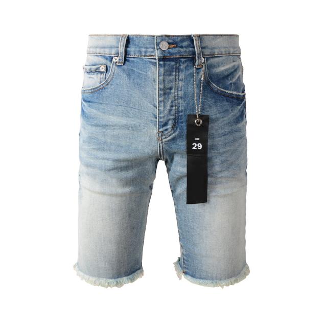 1:1 Quality PURPLE BRΑND Ripped Shorts