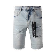 1:1 Quality PURPLE BRΑND Ripped Shorts