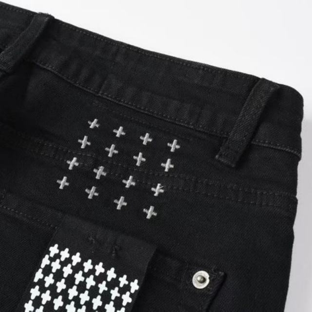 Ksubi Embroidery Black Skinny Jeans