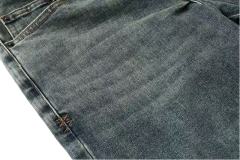 1:1 quality version Knee Zipper Hole Ripped Jeans 28700616