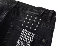 1:1 quality version Knee-hole White Dot Jeans 28700617