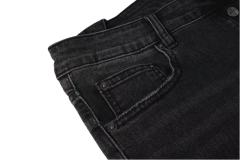 1:1 quality version Knee Logo Print Ripped Jeans 28700620