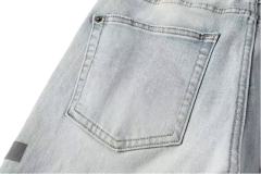 1:1 quality version Worn Hole Logo Printed Jeans 28700619