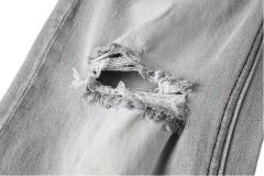 1:1 quality version Worn Hole Slim-fit Jeans 28700614