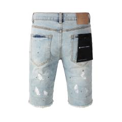 1:1 Quality PURPLE BRΑND Splatter Paint Shorts