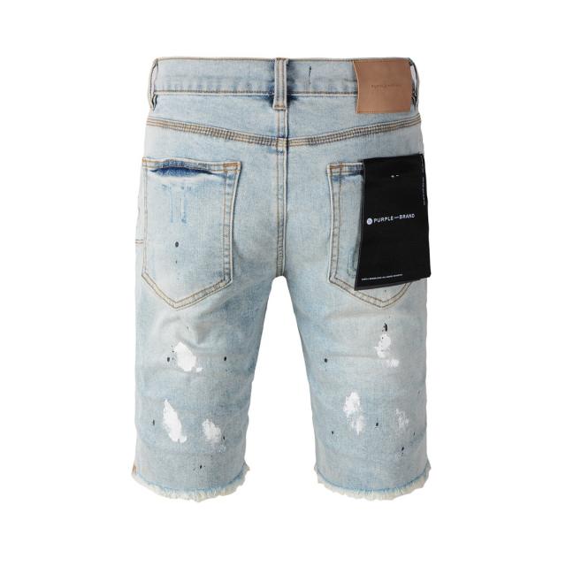 1:1 Quality PURPLE BRΑND Splatter Paint Shorts