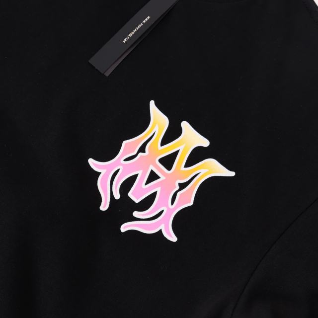 Pink Orange Gradient Logo Graphic Print Tee 2 colors 28979012