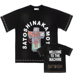 SATOSHI NAKAMOTO Machine Tee