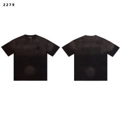 Embroidered Logo Distressed Washed Version tee 3 colors 28748556