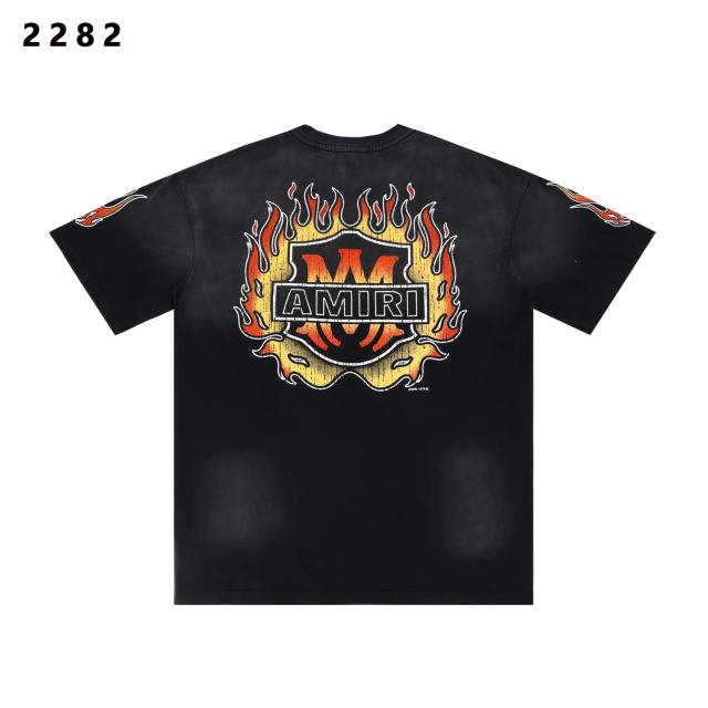Flame Logo Print Washed Version tee 28751168