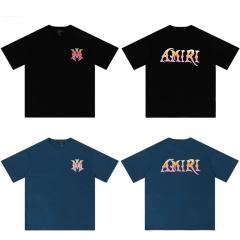 Pink Orange Gradient Logo Graphic Print Tee 2 colors 28979012