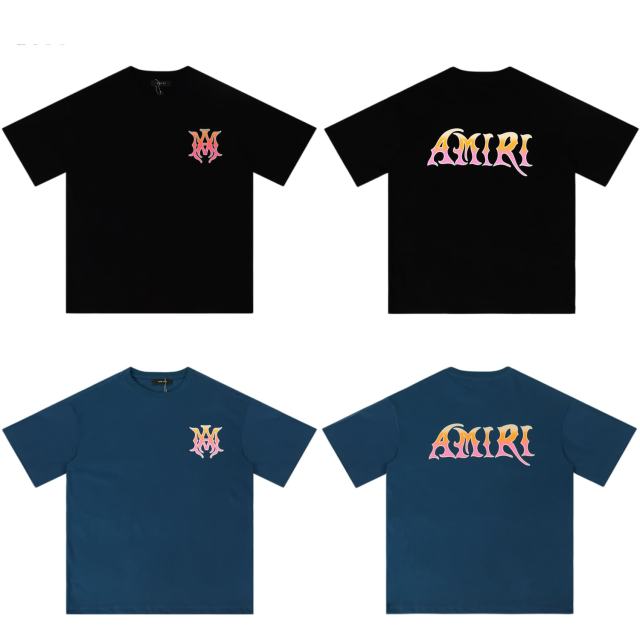 Pink Orange Gradient Logo Graphic Print Tee 2 colors 28979012