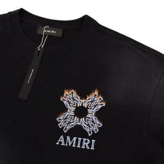 MA Quad Flames Print Washed Version tee 28750095