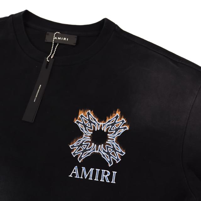 MA Quad Flames Print Washed Version tee 28750095