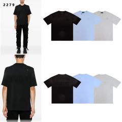 Embroidered Logo Distressed Washed Version tee 3 colors 28748556