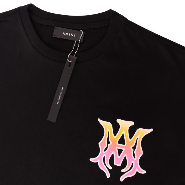 Pink Orange Gradient Logo Graphic Print Tee 2 colors 28979012