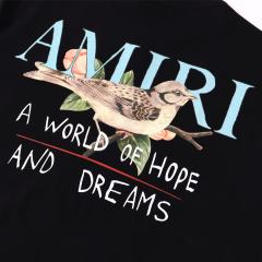 A World Of Hope And Dreams  Bird Print Washed Oversized tee 2 colors 28979039