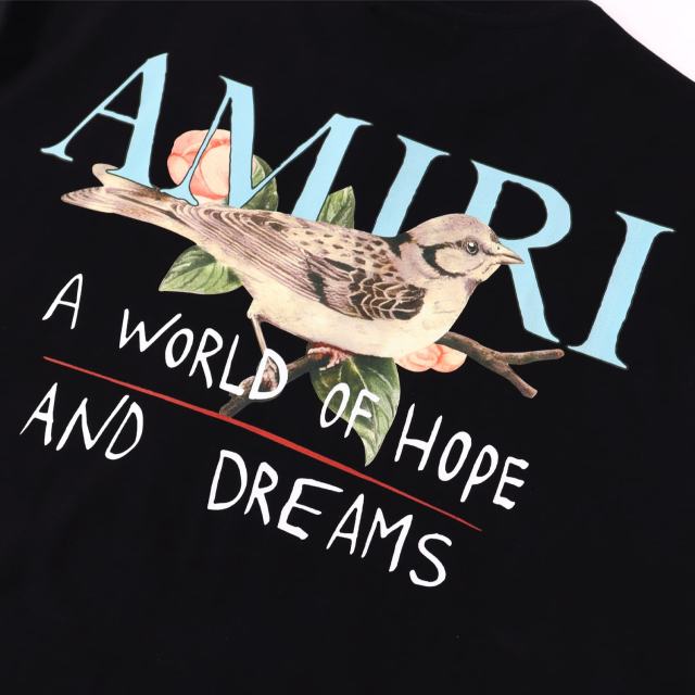 A World Of Hope And Dreams  Bird Print Washed Oversized tee 2 colors 28979039