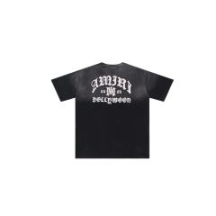 High Street Gothic Letter Gradient Print Washed tee 2 colors 28979019
