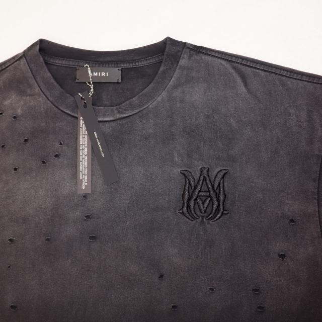 Embroidered Logo Distressed Washed Version tee 3 colors 28748556