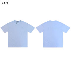 Embroidered Logo Distressed Washed Version tee 3 colors 28748556