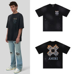 MA Quad Flames Print Washed Version tee 28750095
