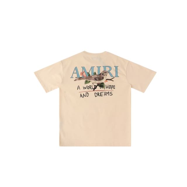 A World Of Hope And Dreams  Bird Print Washed Oversized tee 2 colors 28979039