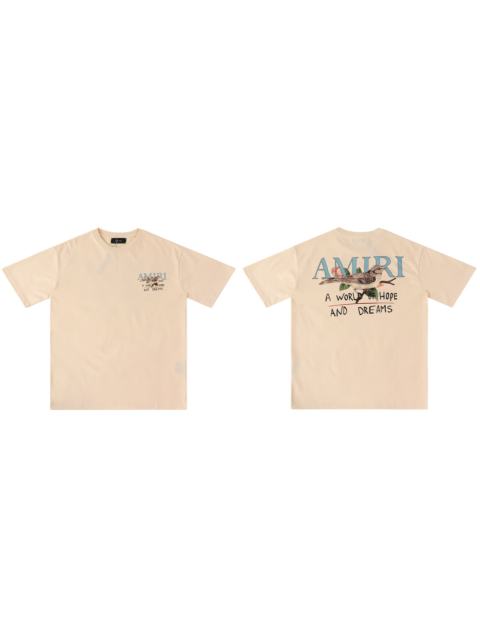 A World Of Hope And Dreams  Bird Print Washed Oversized tee 2 colors 28979039